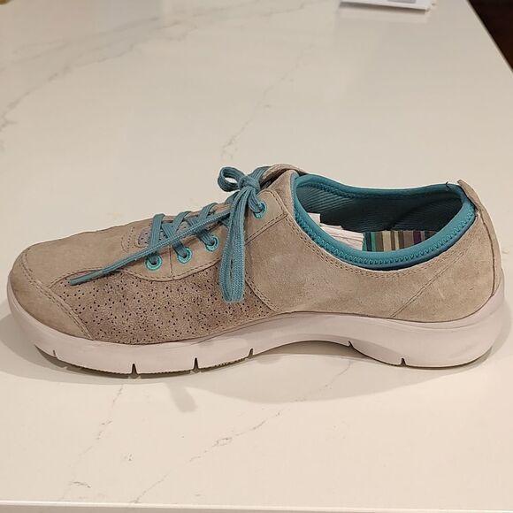 Dansko Elise Sneakers Sedona Gray Lace Up Slip Resistant Shoes - Picture 13 of 14